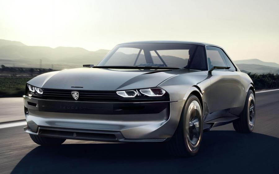 Peugeot e-Legend Concept 2018 года 